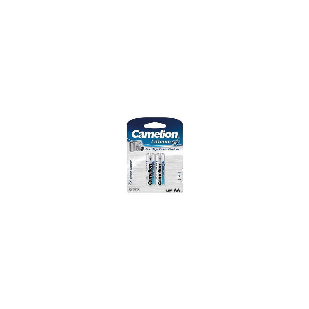 Pack 2 piles Lithium LR06 AA Ultra Long life