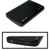 Boîtier 2"1/2 USB 3.1 Sata noir connecteur Micro B