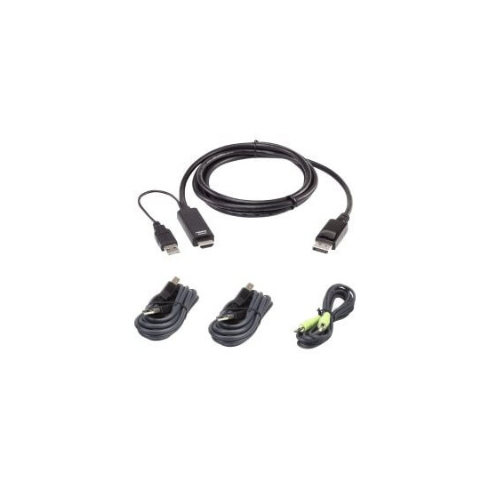 Kit True 4K HDMI - DP 2x USB and 1x audio