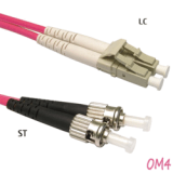 Jarretière OM4 LC/UPC ST/UPC Duplex Primacy 10m