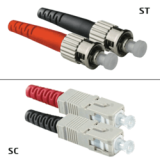 Jarretière OM1 SC/UPC ST/UPC Duplex Primacy 30m