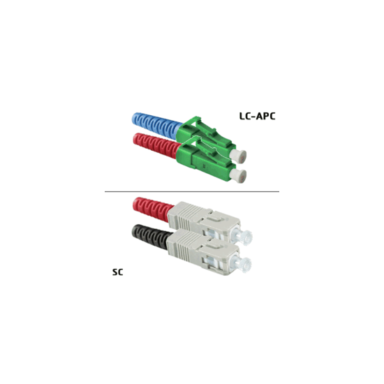 Jarretière OS2 LC/APC SC/UPC Duplex Primacy 5m