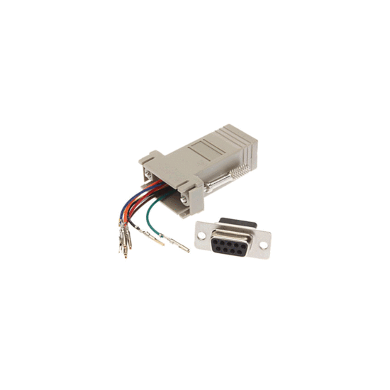 Adaptateur modulaire RJ45 / DB9 Femelle