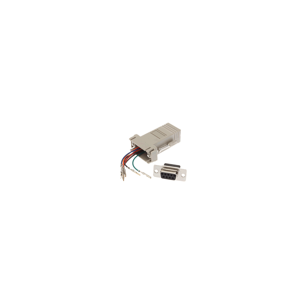 Adaptateur modulaire RJ45 / DB9 Femelle