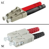 Jarretière OM1 LC/UPC SC/UPC Duplex Classic 3m
