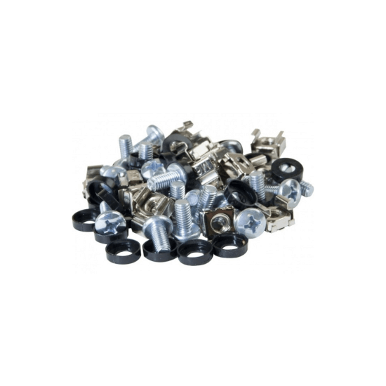 Kit 20 vis écrous-cages ronds M6X12