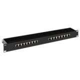 Panneau de brassage 16 ports 19'' 1U Cat 6 U/UTP