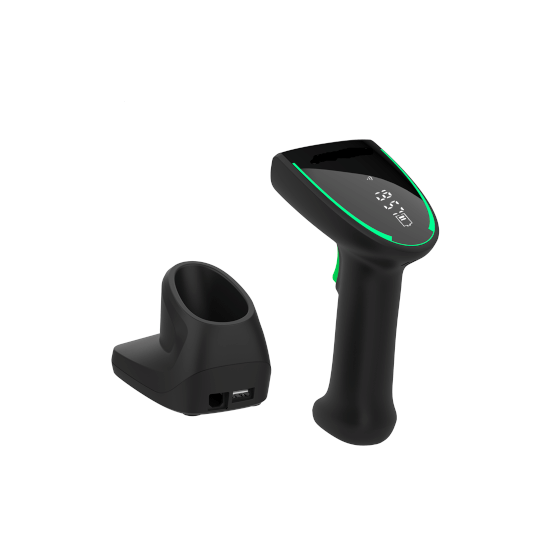 Lecteur code barre sans fils 2D + base USB