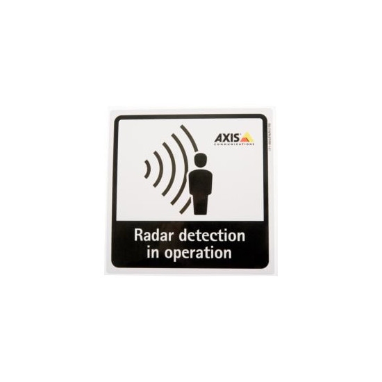 RADAR DETECTION STICKER EN 10PCS