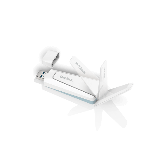 Adaptateur USB WiFi6 AX1800 - WPA3 - Ant. Pliable