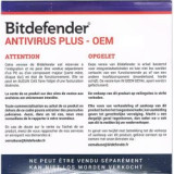 Bitdefender Antivirus Plus OEM 1 an 1 PC