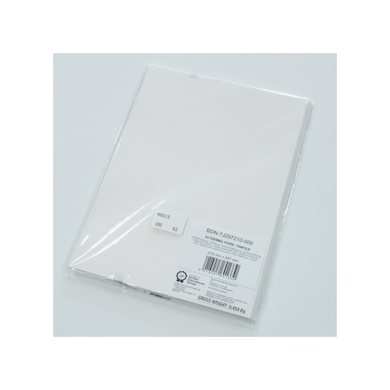 Papier thermique Premium A4 fanfold (100 feuilles)