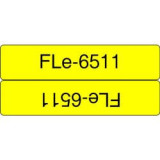 72 étiquettes pré-découpées 21x45mm Noir/Jaune