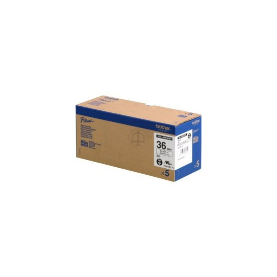 Rubans HG HIGH GRADE laminé 36mm Noir/Blanc