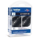Blister de 2 cartouches d'encre noire LC1100HYBK