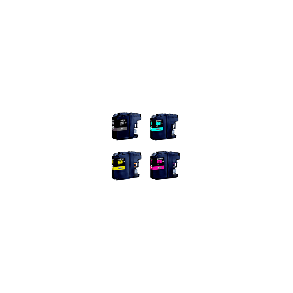 Pack de 4 cartouches (BK/C/M/Y) LC121