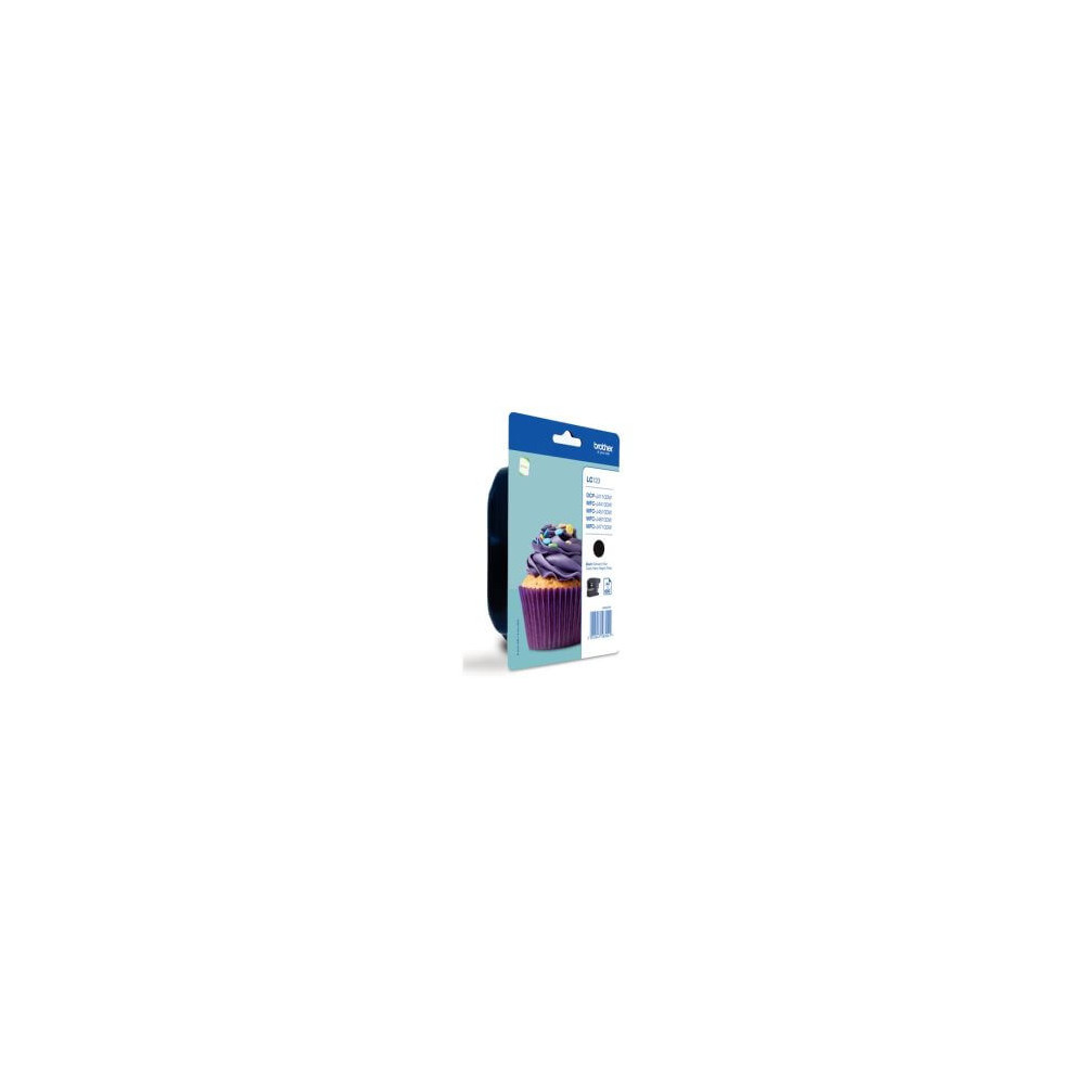 Cartouche d'encre blister noire LC123BK