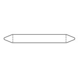 Rouleau marq. tuyau blanc 52 x 450mm 130 étiq.