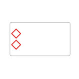 Rouleau SGH/CLP pré-impr. 55x85mm 2 picto 350étiq.