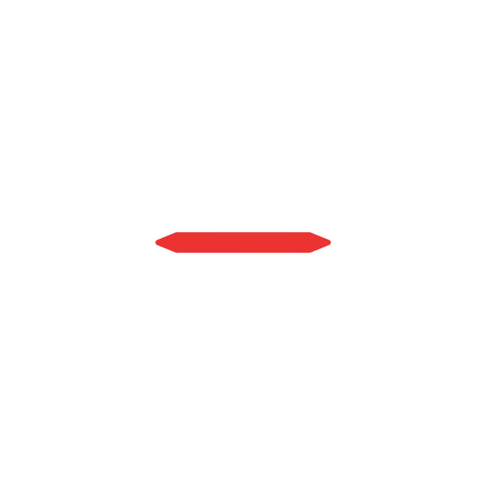 Rouleau marq. tuyau rouge 26 x 250mm 351 étiqettes