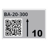 Rouleau d'étiq. Prédéc. racks B 55x85mm 340 étiq.