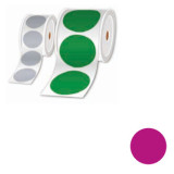 Rouleau pastilles prédéc. violet Ø100mm 250 étiq.