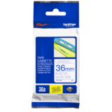 Ruban TZ laminé 36mm bleu / blanc