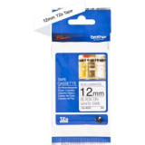 Ruban TZEN non-laminé 12mm Noir/Blanc