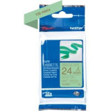 Ruban TZERM54 24mm or / vert tissu non adhésif