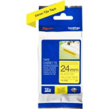 Ruban TZ Adhésif puissant 24mm noir / jaune