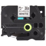 Ruban TZeSL261 36mm Noir / Blanc Auto-Laminé