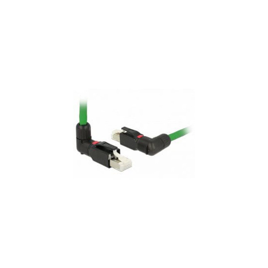 Connecteur RJ45 Cat 5e STP coudé ajustable