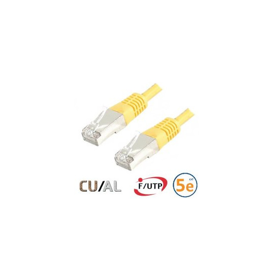 Cordon RJ45 Cat 5e F/UTP Classic 0.5m bleu