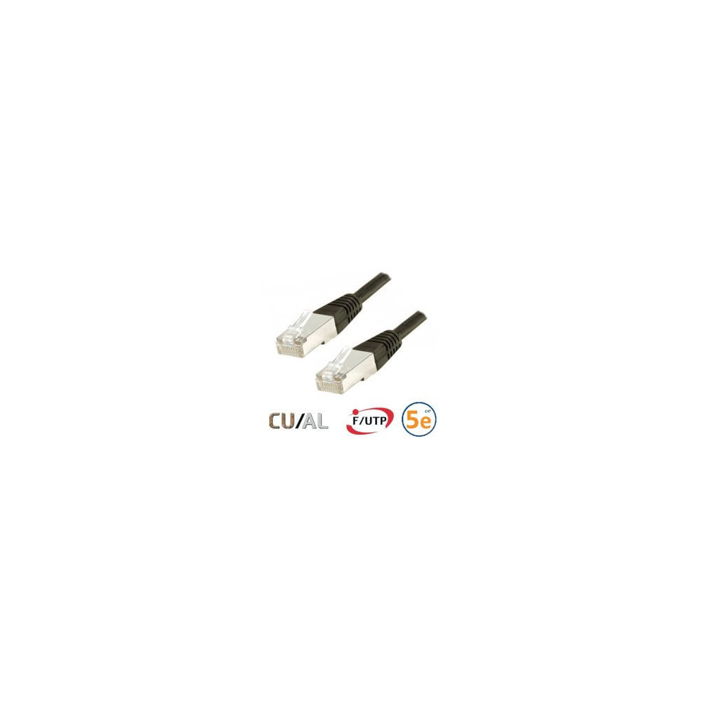 Cordon RJ45 Cat 5e F/UTP Classic 0.5m bleu