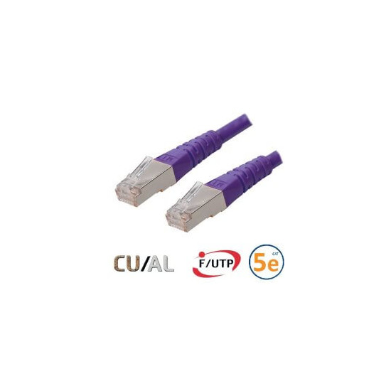 Cordon RJ45 Cat 5e F/UTP Classic 2m bleu
