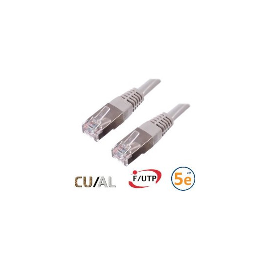 Cordon RJ45 Cat 5e F/UTP Classic 1m bleu