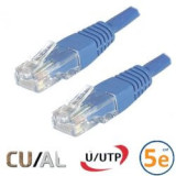 Cordon RJ45 Cat 5e F/UTP Classic 5m bleu