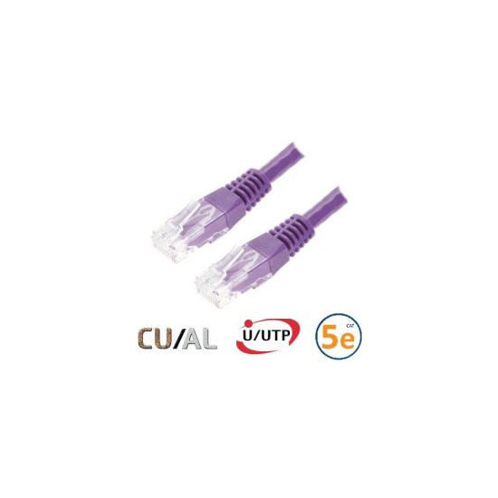 Cordon RJ45 Cat 5e F/UTP Classic 10m bleu