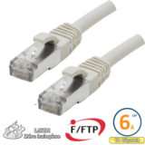 Cordon RJ45 Cat 6a F/FTP Primacy LSZH 0.5m bleu