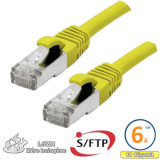 Cordon RJ45 Cat 6a F/FTP Primacy LSZH 0.5m bleu