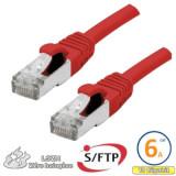Cordon RJ45 Cat 6a F/FTP Primacy LSZH 2m bleu
