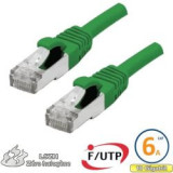 Cordon RJ45 Cat 6a F/FTP Primacy LSZH 0.3m bleu
