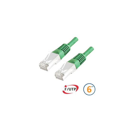 Cordon RJ45 Cat 6a F/FTP Primacy LSZH 0.3m bleu
