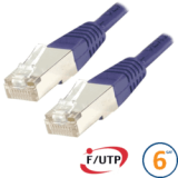 Cordon RJ45 Cat 6a F/FTP Primacy LSZH 1m bleu