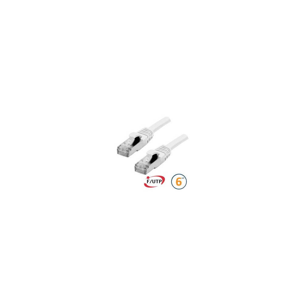 Cordon RJ45 Cat 6a F/FTP Primacy LSZH 3m bleu