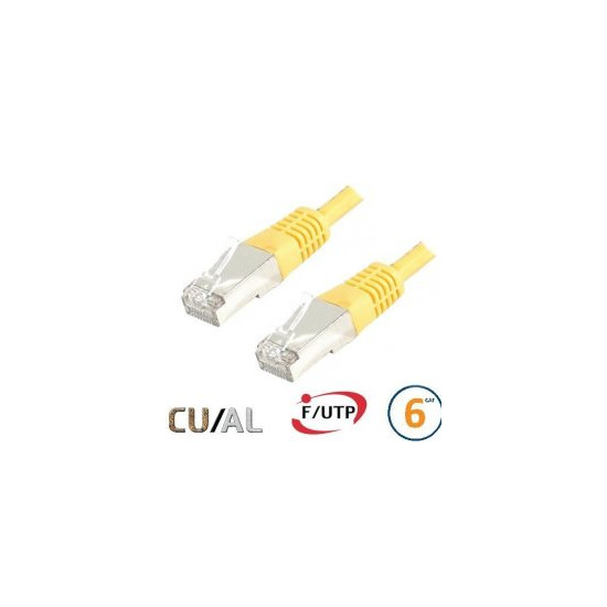 Cordon RJ45 Cat 6a F/FTP Primacy LSZH 0.3m bleu
