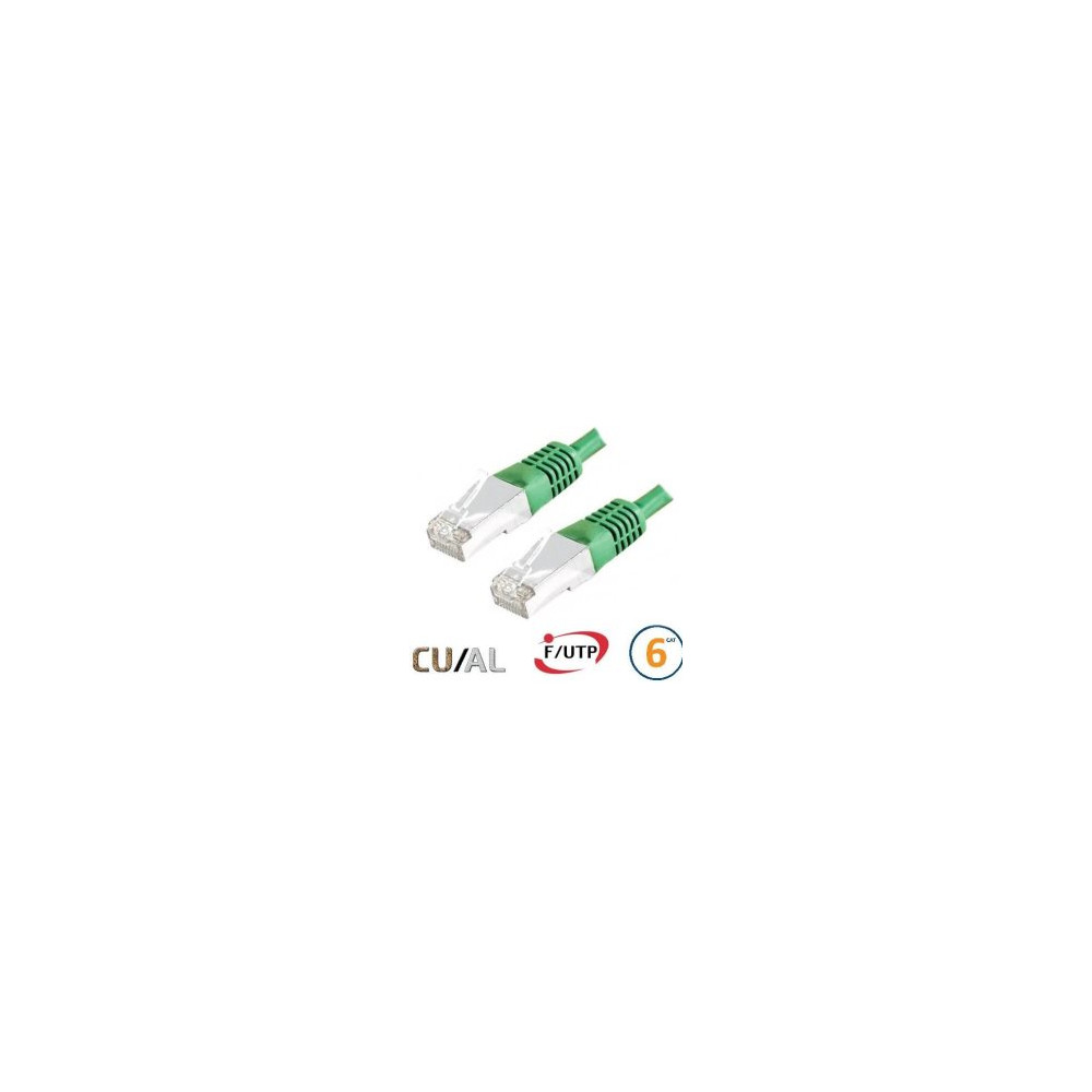Cordon RJ45 Cat 6a F/FTP Primacy LSZH 2m bleu