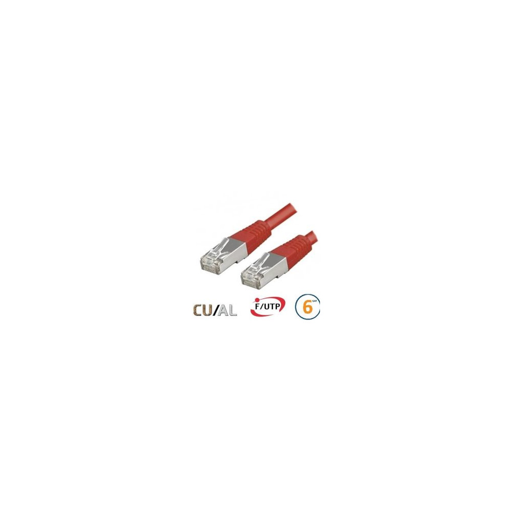 Cordon RJ45 Cat 6a F/FTP Primacy LSZH 3m bleu