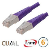 Cordon RJ45 Cat 6a F/FTP Primacy LSZH 5m bleu