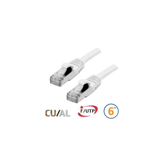 Cordon RJ45 Cat 6a F/FTP Primacy LSZH 5m bleu